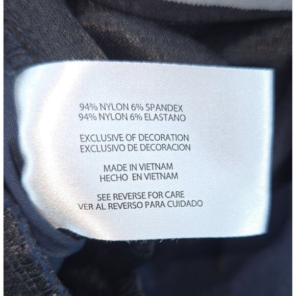 Orvis Mens Navy Stretch Water-Repellent Pants 32x29 Nylon Blend - Picture 6 of 10